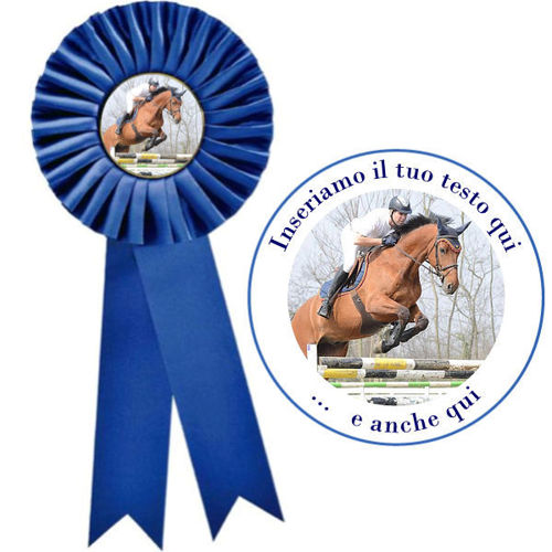 Immagine di COCCARDA BLU MAXI - Art. 7259B