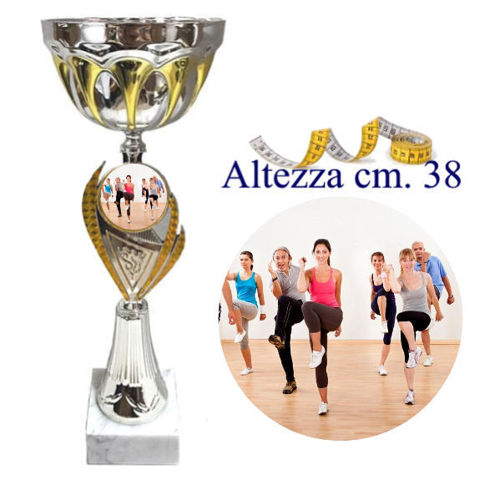 Immagine di TROFEO PREMIO AEROBICA Art. 1426_2 - h. cm. 38