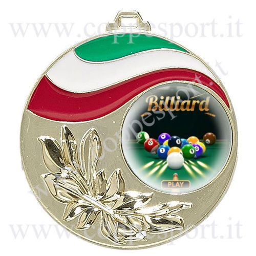 Immagine di MEDAGLIA BILIARDO Ø mm. 50 - Art. 9650