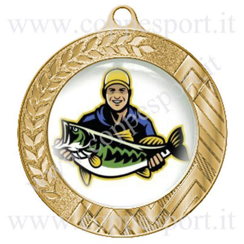 Immagine di MEDAGLIONE PER LA PESCA - Ø mm.70