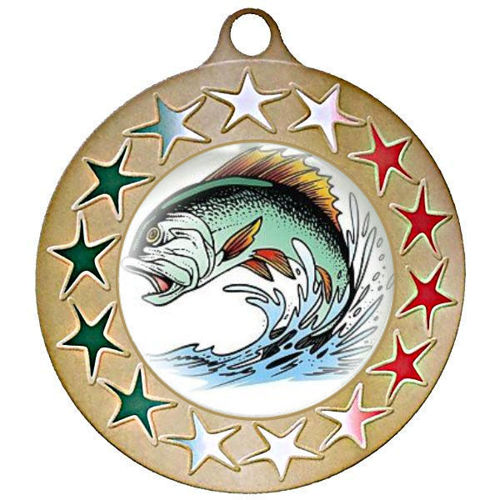 Immagine di MEDAGLIONE PESCA Ø mm. 80 - Art. 620S