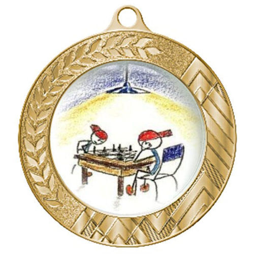 Immagine di MEDAGLIONE SCACCHI - diametro mm. 70