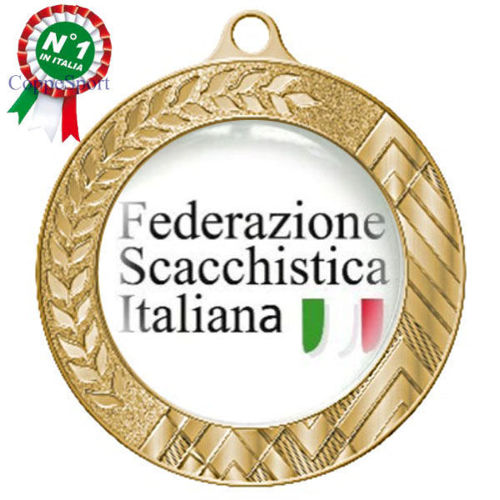 Immagine di MEDAGLIONE SCACCHI - diametro mm. 70