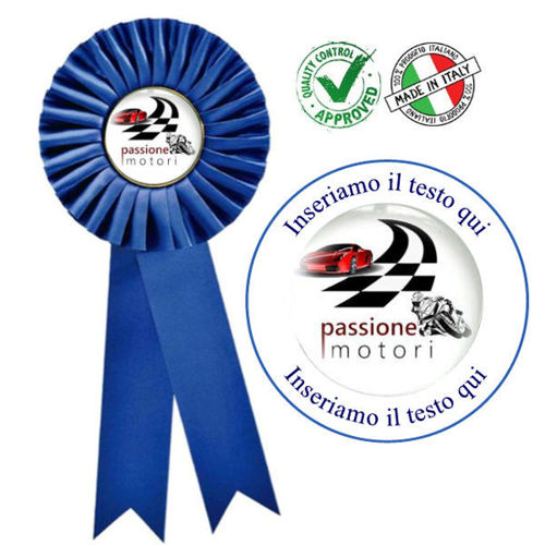 Immagine di COCCARDA BLU MAXI - Art. 7259B
