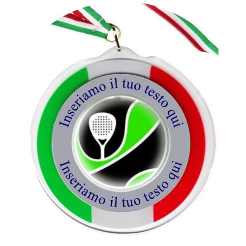 Immagine di MEDAGLIONE IN ABS PADEL Ø cm. 12