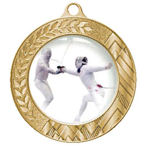 Immagine di MEDAGLIONE SCHERMA - diametro mm. 70