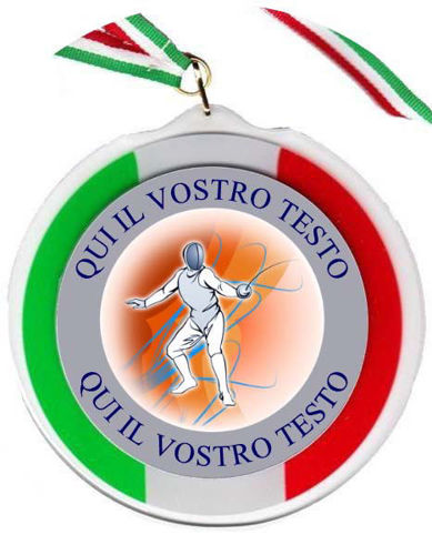 Immagine di MEDAGLIONE IN PLEX SCHERMA - Ø mm. 120