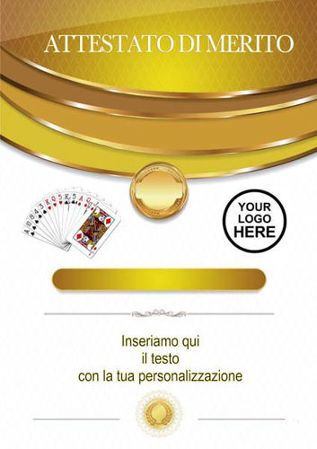 Immagine di ATTESTATO GIOCO CARTE
