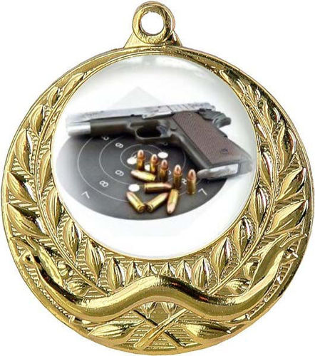 Immagine di MEDAGLIA TIRO PISTOLA - Ø mm. 40