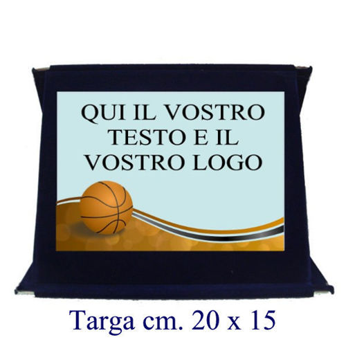 Immagine di TARGA PREMIO BASKET - Art. AS1002