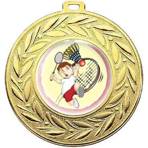 Immagine di MEDAGLIA BADMINTON - diametro mm. 50