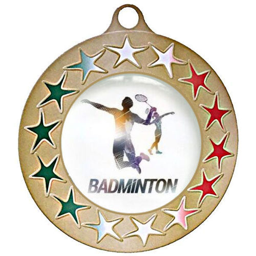 Immagine di MEDAGLIONE BADMINTON mm. 80 - Art. 620S