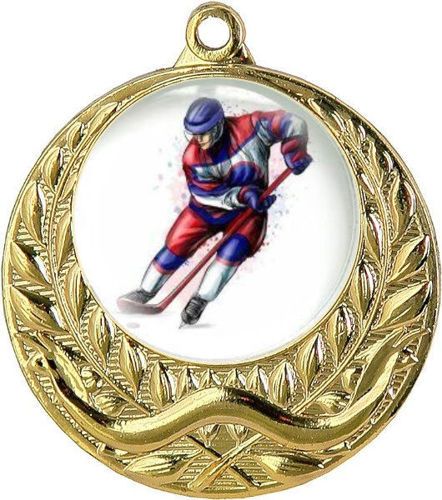 Immagine di MEDAGLIA HOCKEY - diametro mm. 40