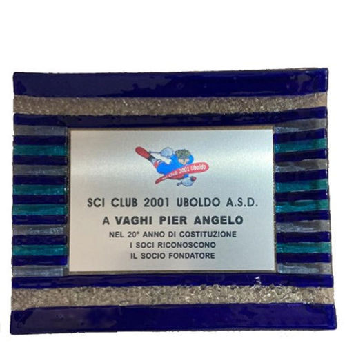 Immagine di PORTA OGGETTI CON TARGA - Art. MUR/10
