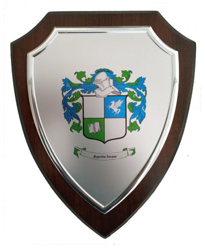 Immagine di CREST IN LEGNO CON SCUDO - Art. H73