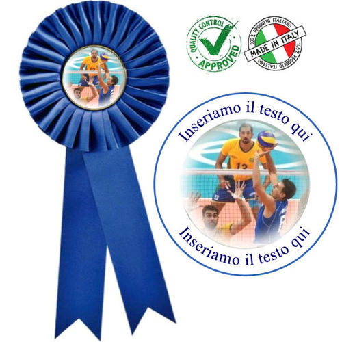 Immagine di COCCARDA BLU MAXI - Art. 7259_B