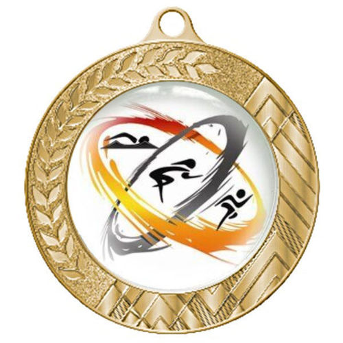 Immagine di MEDAGLIONE TRIATHLON - diametro mm. 70