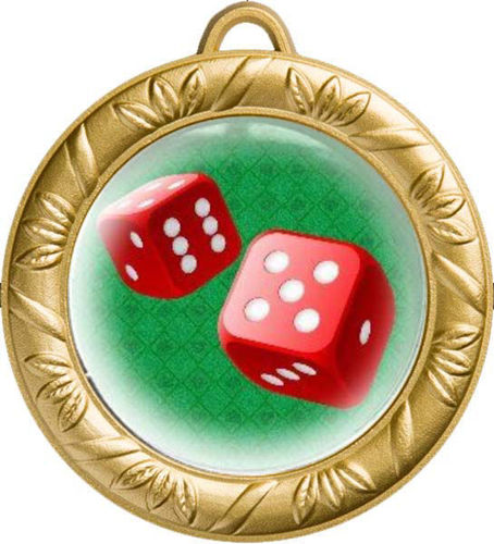 Immagine di MEDAGLIA DADI - diametro mm. 32