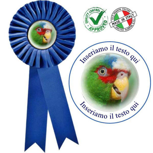 Immagine di COCCARDA MAXI BLU - Art. 7259B