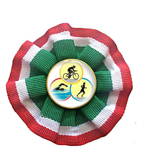Immagine di ROSETTA TRICOLORE TRIATHLON - Art. 7424
