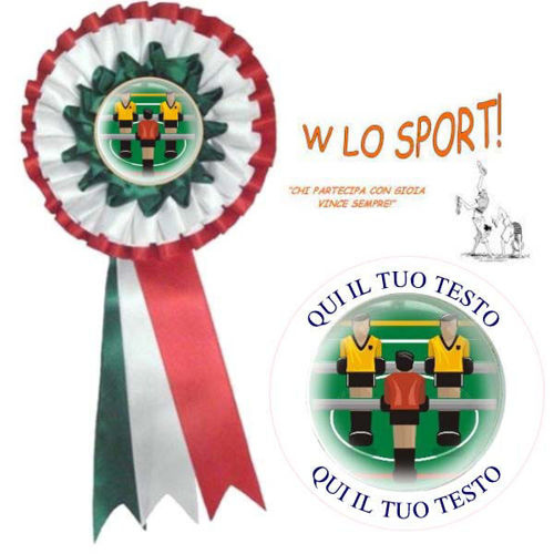 Immagine di COCCARDA  MAXI CALCIOBALILLA - Art. 7415