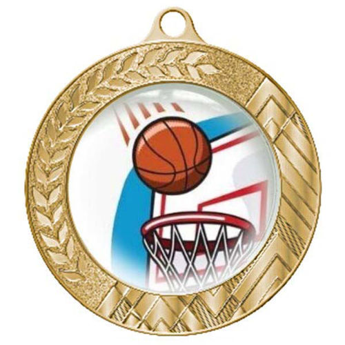 Immagine di MEDAGLIONE BASKET - diametro mm.70