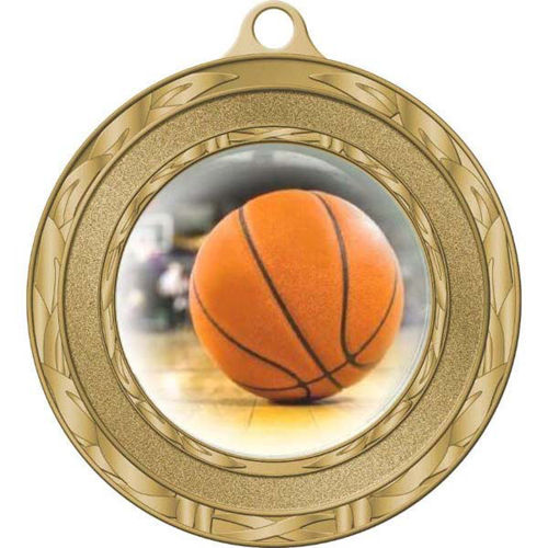 Immagine di MEDAGLIONE BASKET diametro mm. 80