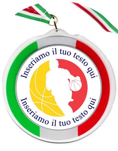 Immagine di MEDAGLIONE IN PLEX BASKET Ø mm. 120