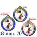 Immagine di MEDAGLIONE BASKET Ø mm. 70 - Art. 9659