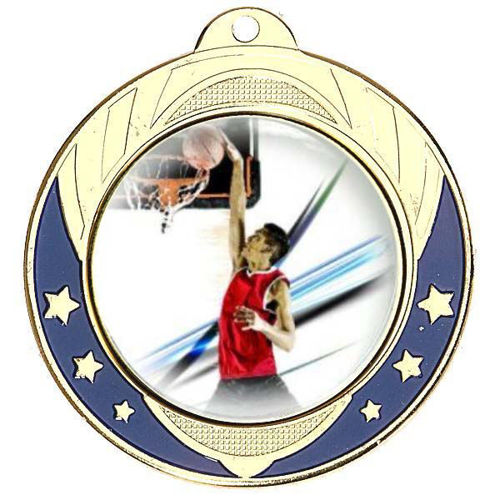 Immagine di MEDAGLIONE BASKET Ø mm. 70 - Art. 9659