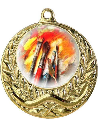 Immagine di MEDAGLIA PITTURA - diametro mm. 40