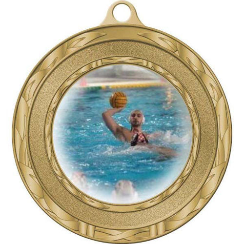 Immagine di MEDAGLIONE PALLANUOTO - Ø mm. 80