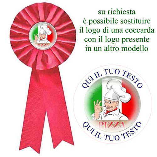 Immagine di COCCARDA ROSSO MAXI - Art. 7258R