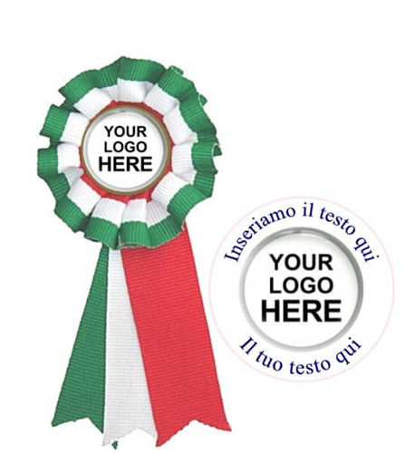 Immagine di COCCARDA TRICOLORE - Art. 7404