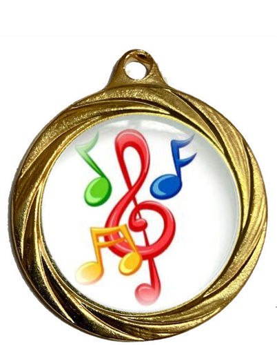 Immagine di MEDAGLIA PER LA MUSICA - Ø mm. 32