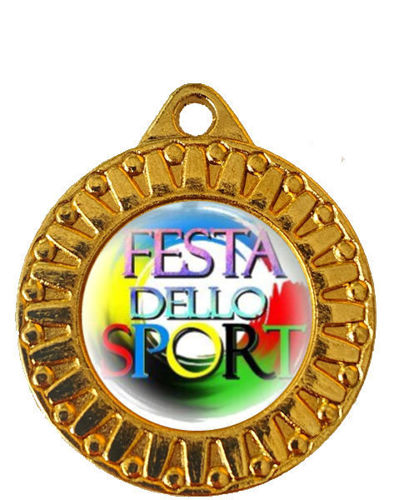 Immagine di MEDAGLIA FESTA DELLO SPORT Ø mm. 40