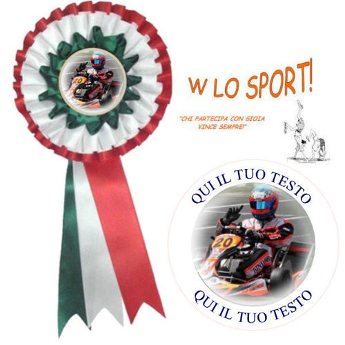 Immagine di COCCARDA ITALIA MAXI - Art. 7415/GWR