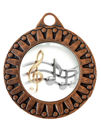 Immagine di MEDAGLIA MUSICA - diametro mm. 40