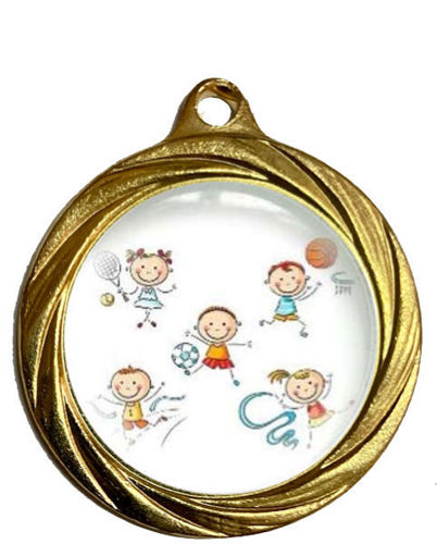 Immagine di MEDAGLIA GIOCHI SCOLASTICI Ø mm. 32