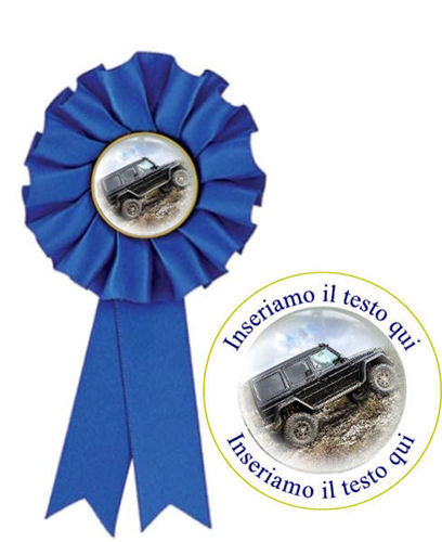 Immagine di COCCARDA BLU 4x4 - Art. 7472B