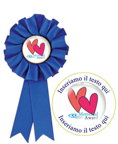 Immagine di COCCARDA BLU MEMORIAL - Art. 7472B