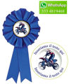Immagine di COCCARDA BLU MOTO - Art. 7472B