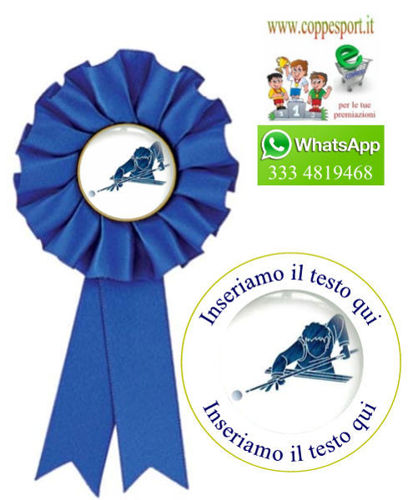 Immagine di COCCARDA BLU BILIARDO - Art. 7472B