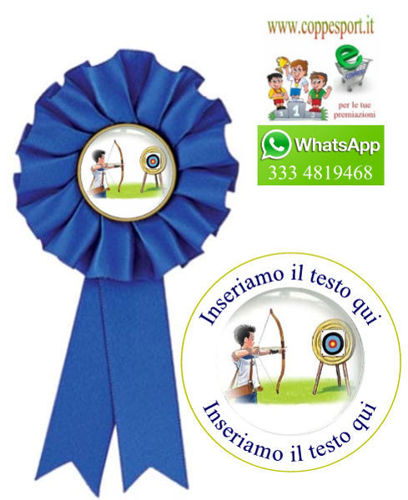 Immagine di COCCARDA BLU ARCO - Art. 7472B