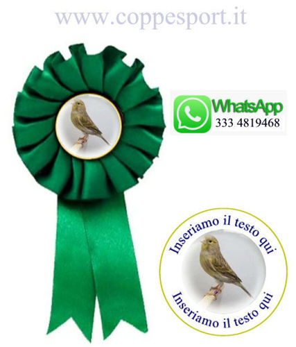 Immagine di COCCARDA VERDE ORNITOLOGIA - Art. 7471G