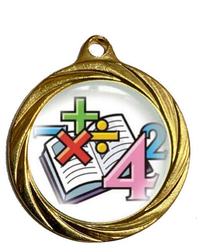 Immagine di MEDAGLIA GIOCHI MATEMATICI Ø mm. 32