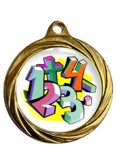 Immagine di MEDAGLIA GIOCHI MATEMATICI Ø mm. 32