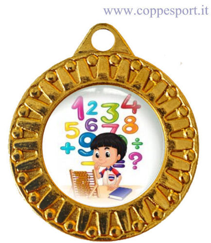 Immagine di MEDAGLIA GIOCHI MATEMATICI Ø mm. 40