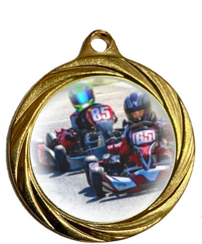 Immagine di MEDAGLIA GO-KART - diametro mm. 32