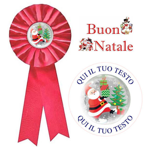 Immagine di COCCARDA ROSSO MAXI - Art. 7258R